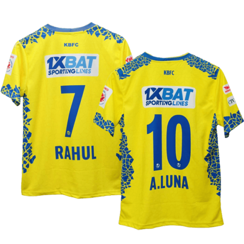 Kerala Blasters Home Jersey Luna Rahul Cyberried Store