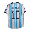 Lionel Messi Argentina three star home jersey number 10 printed