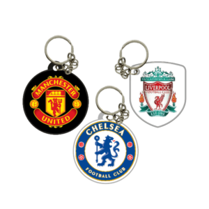 Chelsea Liverpool united logo printed keychain