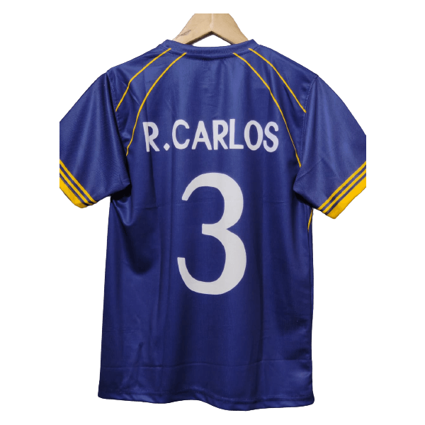 Roberto carlos retro jersey, Real Madrid back -cyberriedstore