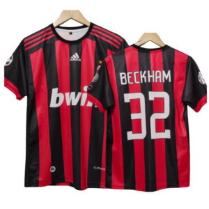David Beckham, ac Milan jersey