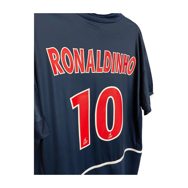 Ronaldinho PSG home jersey 2002-2003 back name