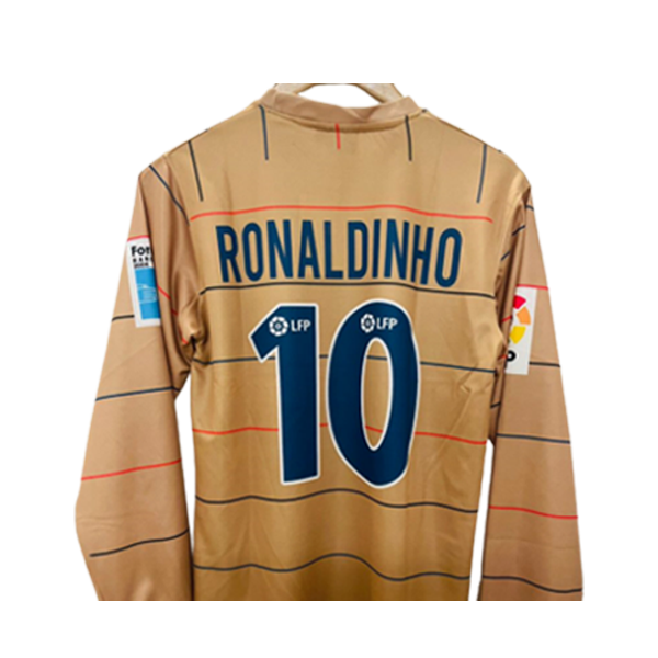 Ronaldinho Barcelona jersey back by cyberriedstore