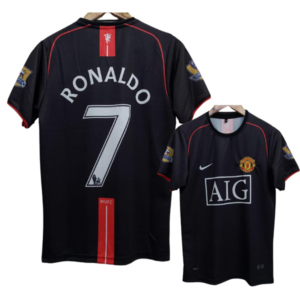 Cristiano Ronaldo 2007 2008 Manchester United retro jersey