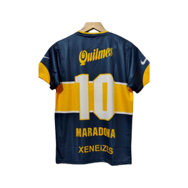 Maradona Boca Juniors home jersey number 10 printed