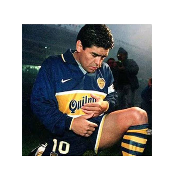 Maradona Boca Juniors home photo