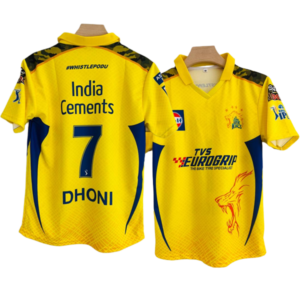 csk ms dhoni official jersey 2023