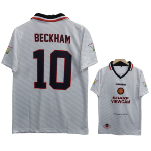Manchester United Away 1996-97 David Beckham Retro Jersey