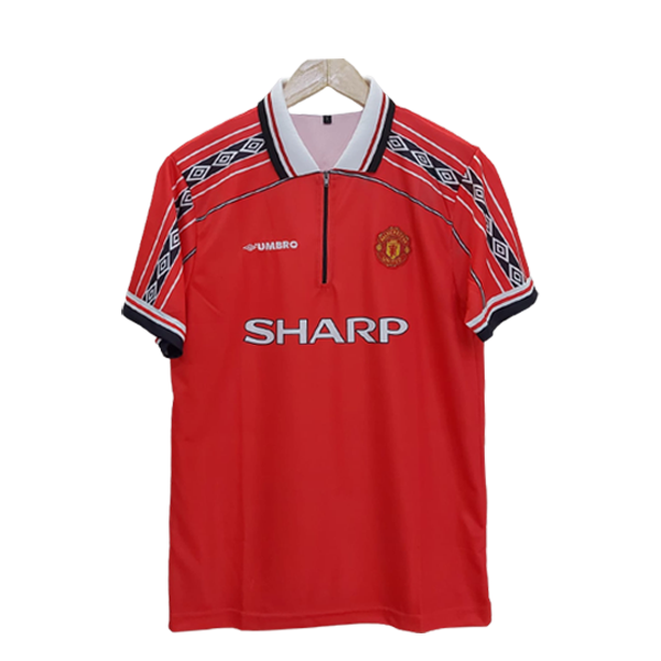 Manchester United 1998 David Beckham retro jersey front