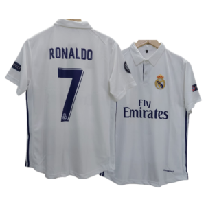 Real Madrid Cristiano Ronaldo retro white jersey