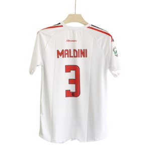 Paulo Maldini ac Milan away retro jersey number 3 printed