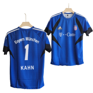 German goalkeeper Oliver khan Bayern Munich number one printed jersey