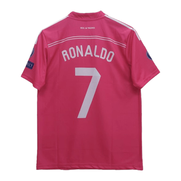Critiano ronaldo 2014-15 Real Madrid away jersey product back number 7 printed