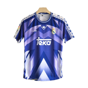 Roberto carols Real Madrid retro jersey front cyberried