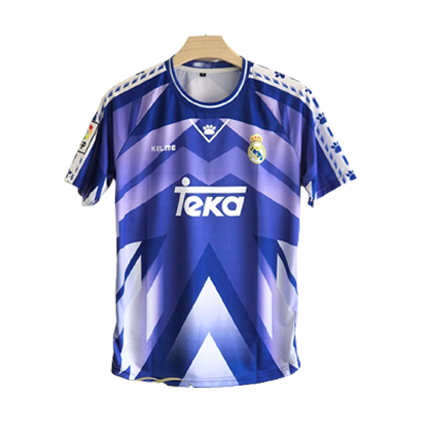 Roberto carols Real Madrid retro jersey front cyberried