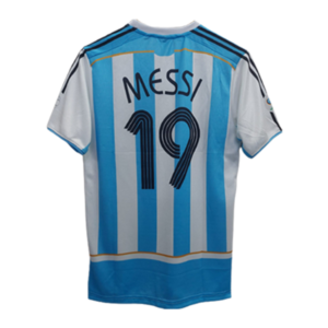 Messi vintage Argentina number 19 jersey back printed