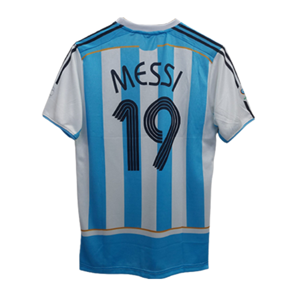 Messi vintage Argentina number 19 jersey back printed