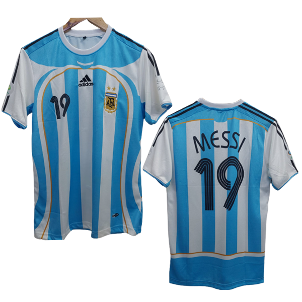 Messi vintage Argentina number 19 jersey product