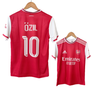Mesut Ozil Arsenal red and white jersey