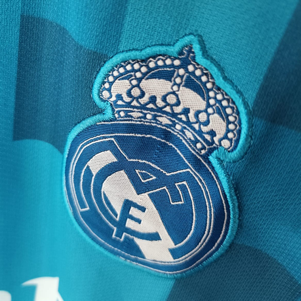 Ronaldo Real Madrid iconic embroidery half sleeve