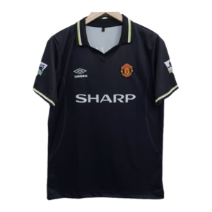 1998-99 Manchester United David Beckham away jersey number 7 front
