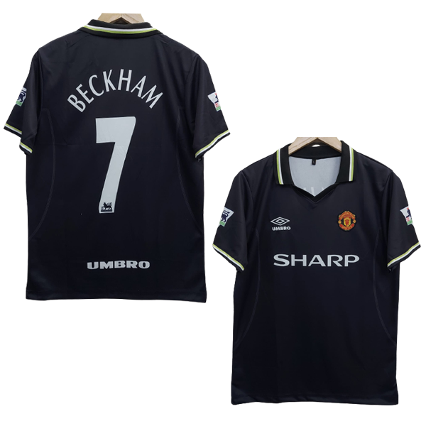 1998-99 Manchester United David Beckham away jersey product