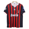 Ac Milan Ronaldinho number 80 printed retro jersey front
