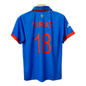 Indian cricket Virat Kohli new ODI jersey numer 18 printed