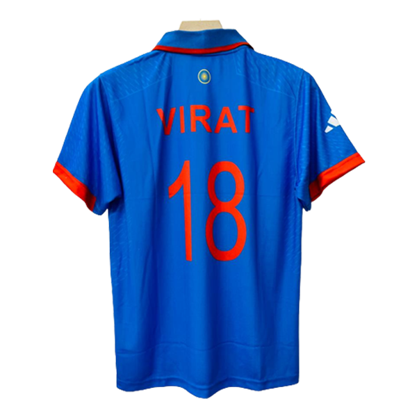 Indian cricket Virat Kohli new ODI jersey numer 18 printed