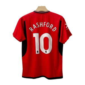 Manchester United 2023-24 Marcus Rashford number 10 printed jersey product back
