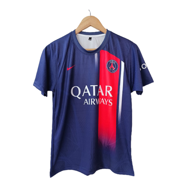 Kylian Mbappé PSG 2023-24 home jersey front
