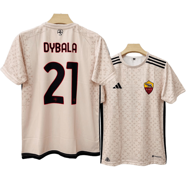 As Roma 2023-24 away jersey Paulo dybala number 21 printed