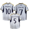 Real Madrid embroidery jersey 2023-24 vini.jr, Bellingham and Mordic