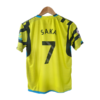 Arsenal 2023-24 away jersey saka number 7 printed product back