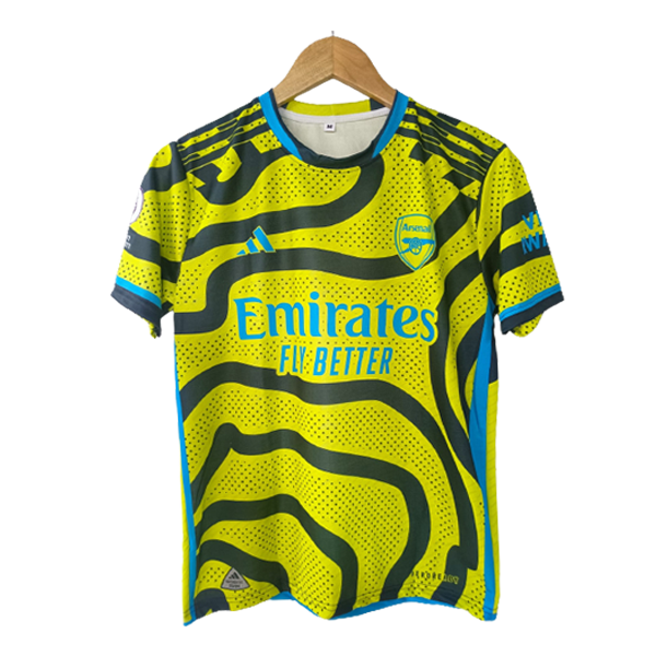 Arsenal 2023-24 away jersey saka number 7 printed product front