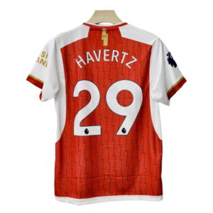 Lukas Havertz arsenal 2023-24 home jersey product number 29 printed