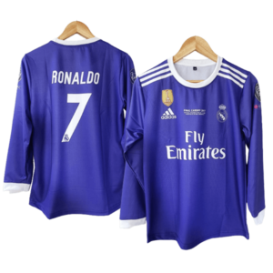 Cr7 2016-17 Real Madrid purple full sleeve jersey product