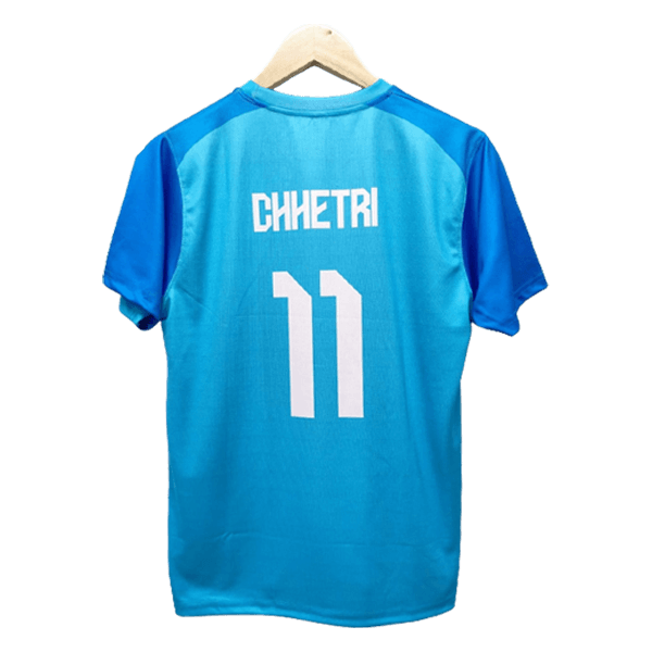Indian football team New Jersey chetri number 11 printed back