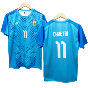 Indian football team New Jersey chetri number 11 printed