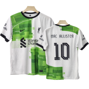 Liverpool 2023-24 mac Allister away jersey product number 10 printed