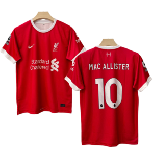 Mac allister 2023-24 Liverpool home jersey number 10 printed product