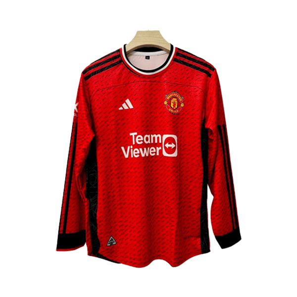 Manchester United 2023-24 home full sleeve home jersey product number 10 printed front