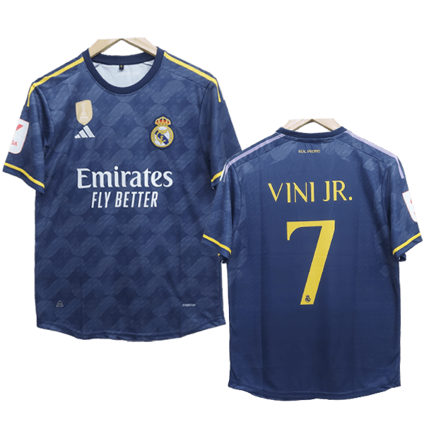 Real Madrid 2023-24 away jersey vini jr. number 7 printed product