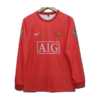 Manchester United 2007-08 home full sleeve jersey front