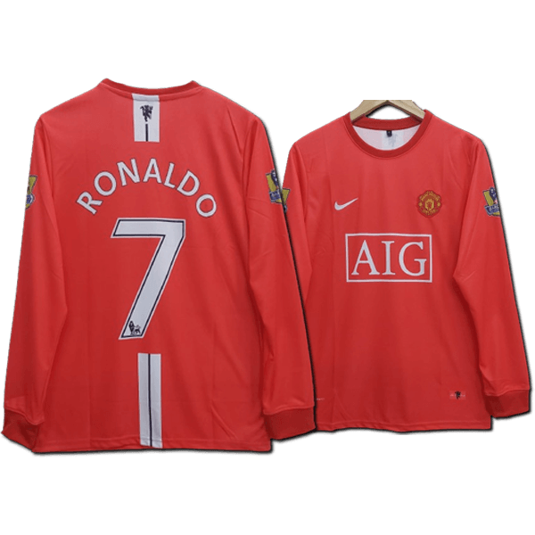 Manchester united Cristiano Ronaldo 2007- 08 Home Full sleeve 