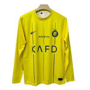 Al Nassr 2023-24 full sleeve home jersey product front