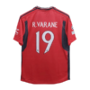 Manchester United 2023-24 home jersey varane number 19 printed