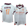 Manchester city 2023-24 away jersey de bruyne number 17 printed product