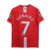 Manchester United 2007-09 Cristiano Ronaldo home jersey number 7 printed