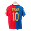 Messi Barcelona 2008-09 half sleeve jersey number 10 printed back